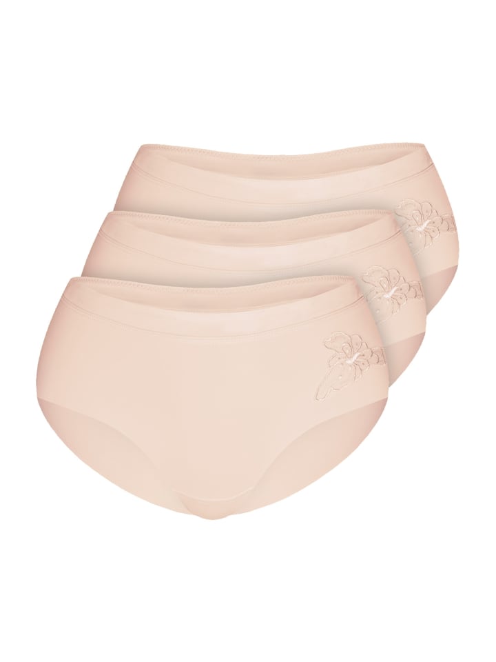 3er Pack Panty in nude