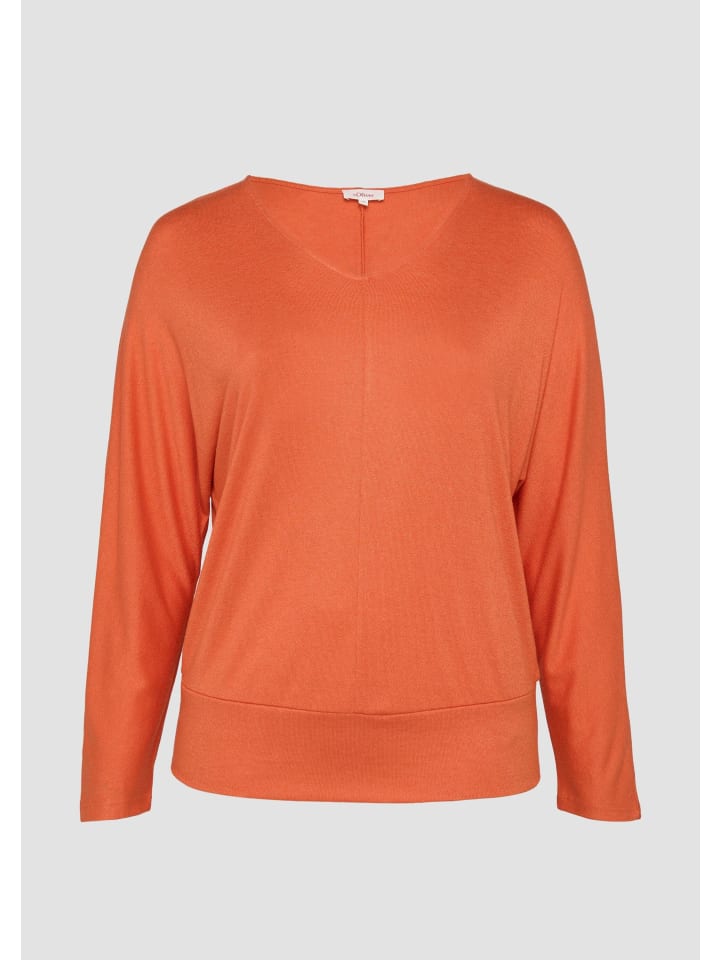 T-Shirt in 25W9_dunkelorange