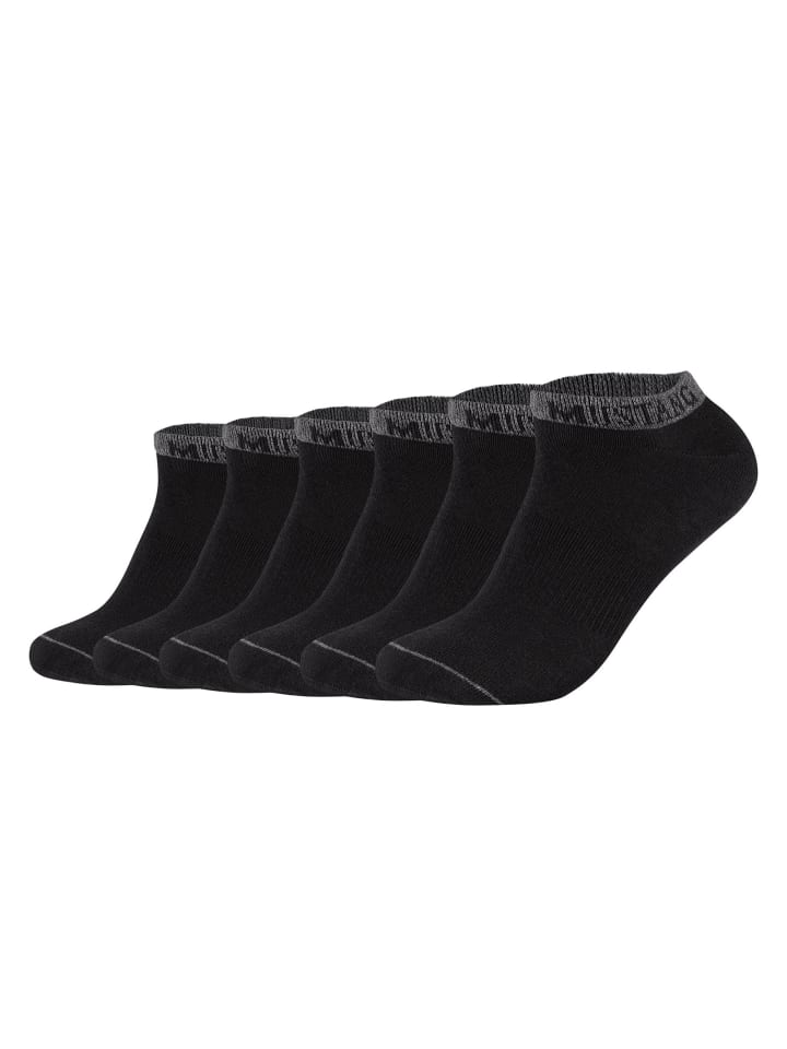 Socken 6er Pack in Schwarz