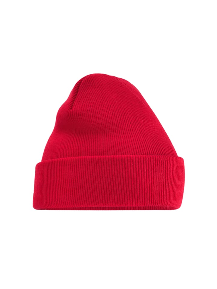 Warme Kindermütze aus Strick für Jungen & Mädchen in Rot