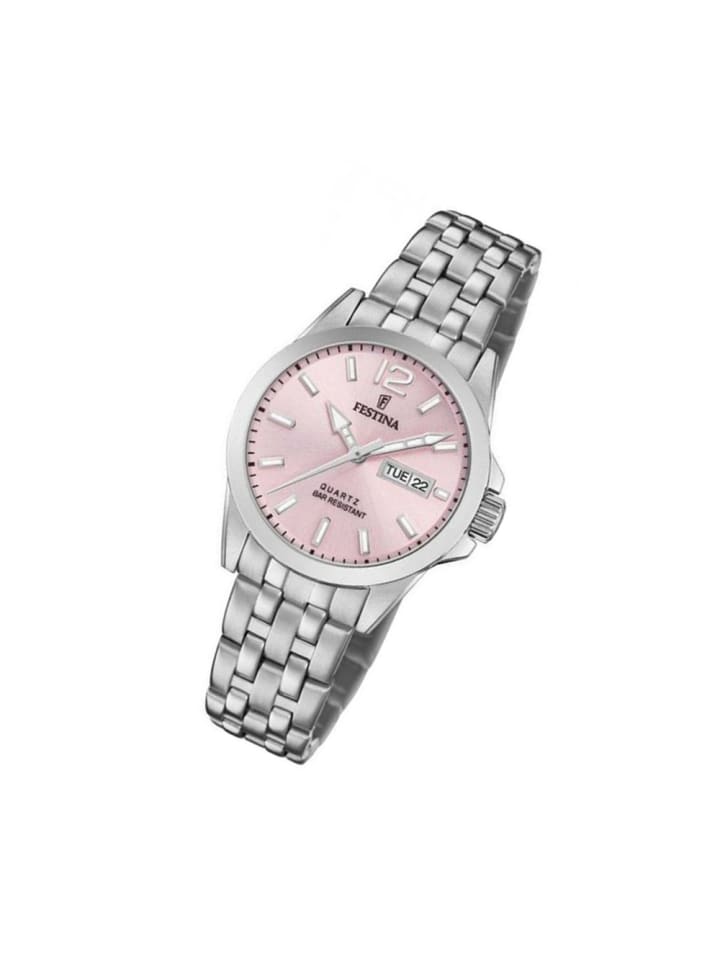 Analog-Armbanduhr Festina Klassik silber klein (ca. 30mm)