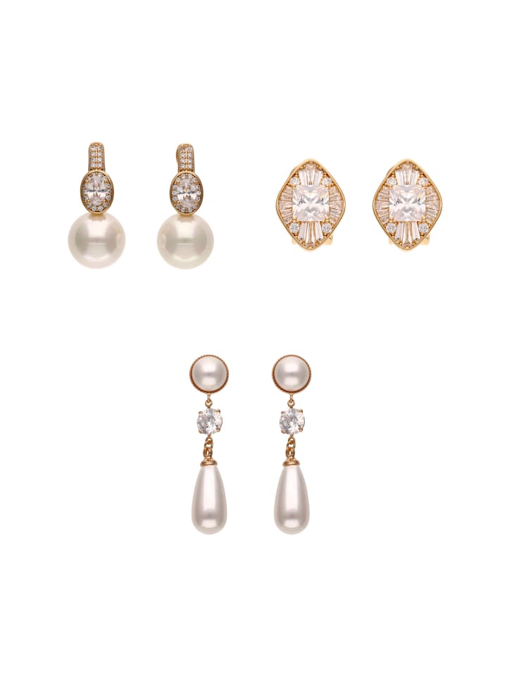 Women Earrings Set in gold