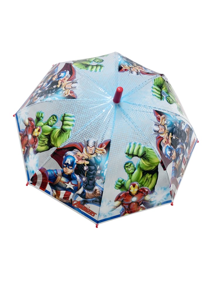 Kinder Regenschirm mit Hulk Thor Iron Man Captain America in Mehrfarbig