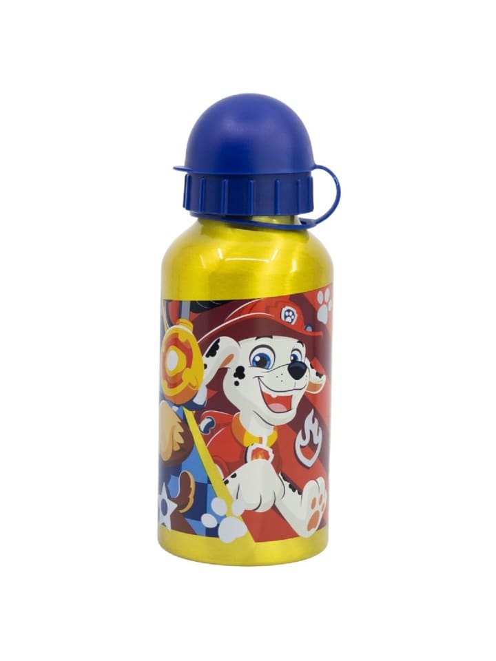 Trinkflasche Aluminium, 400ml, mit Sicherheitsverschluss