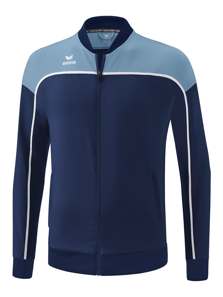 Kinder Change By Erima Präsentationsjacke in new navy/faded denim/weiß