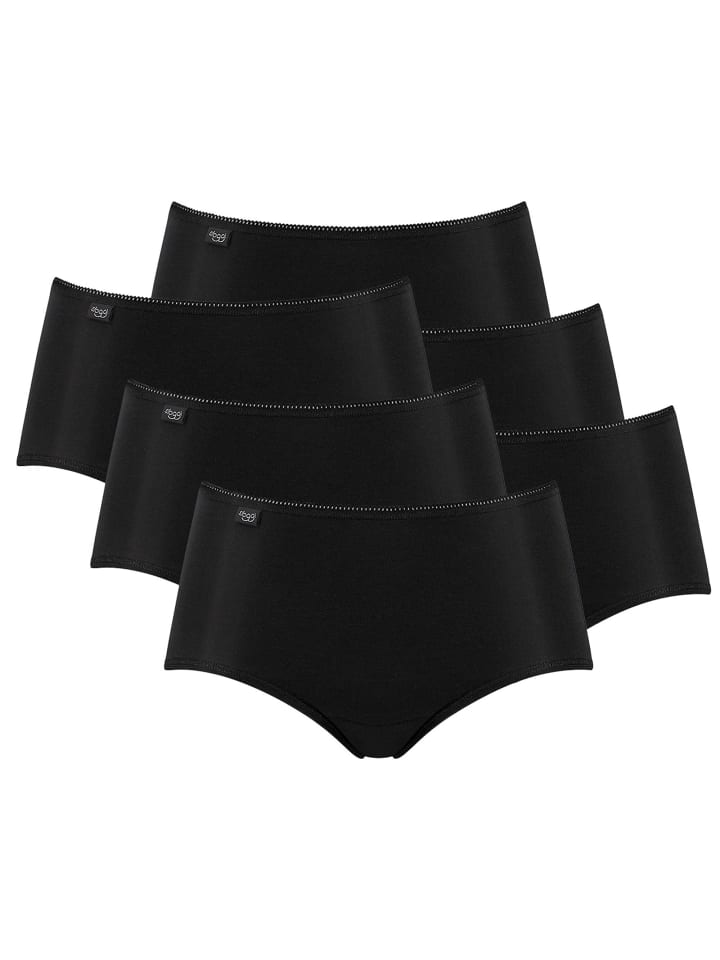Slip 6er Pack in schwarz