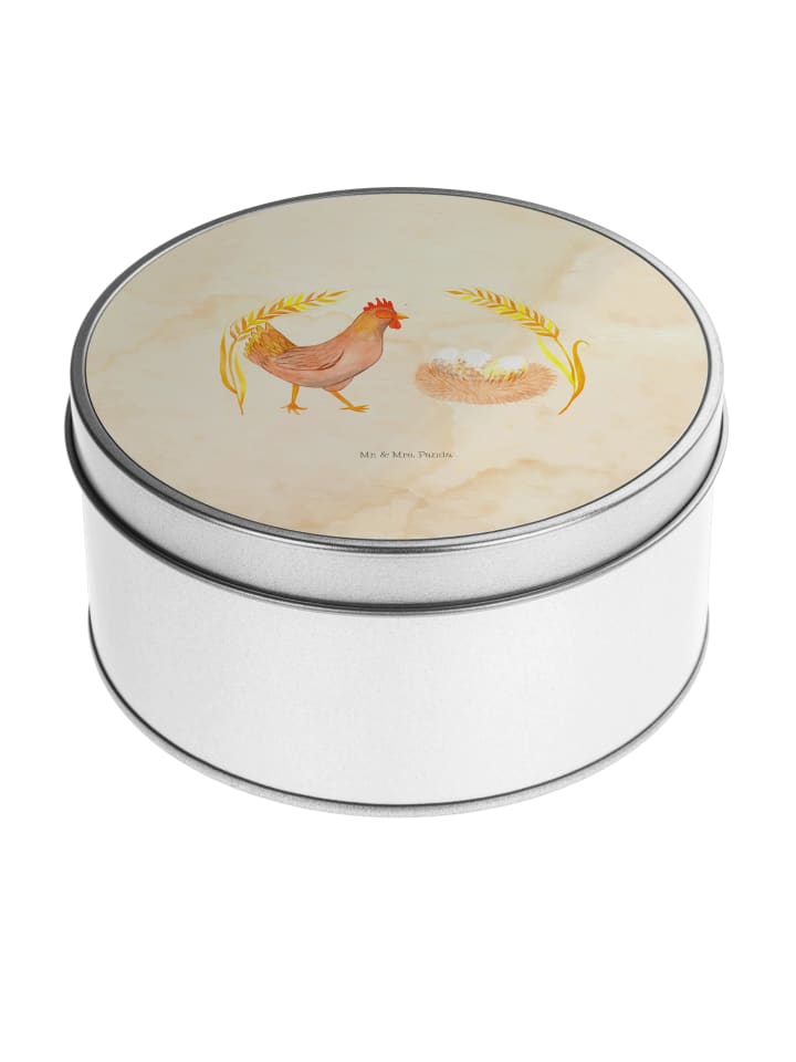 Kaffeedose Huhn Stolz ohne Spruch in Vintage