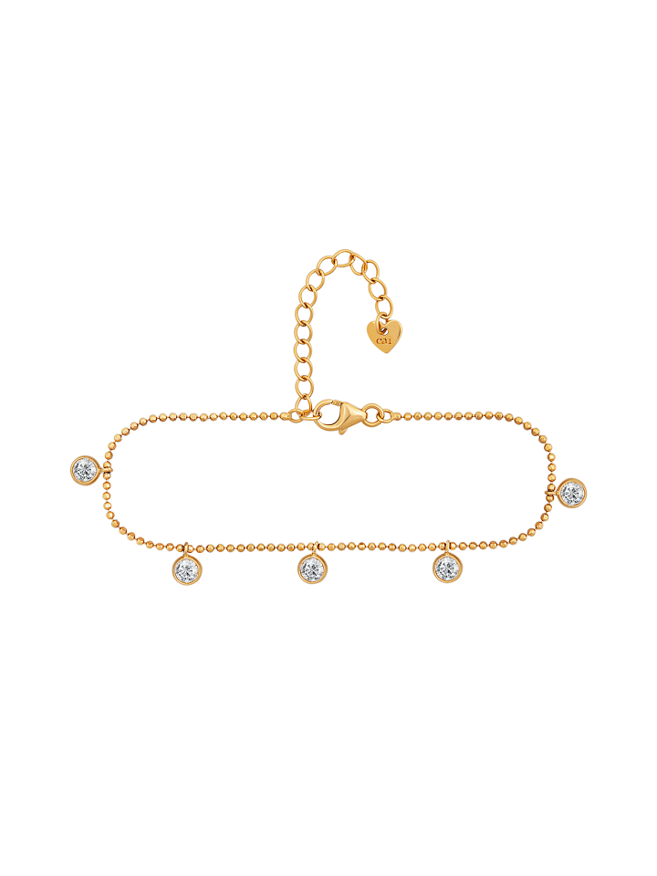 925/- Sterling Silber in gelb