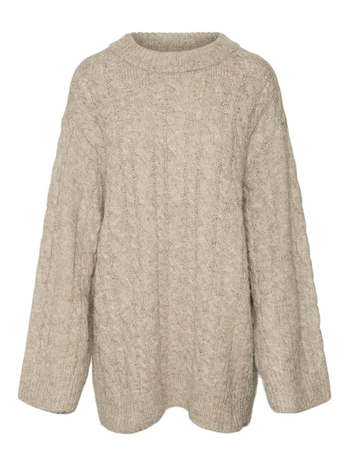 Strickpullover in Taupe Gray