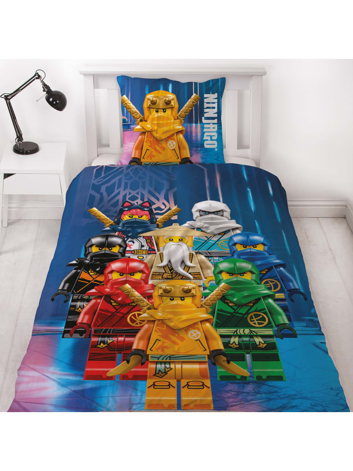 Bettwäsche-Set "Lego Ninjago Team Power" in Bunt