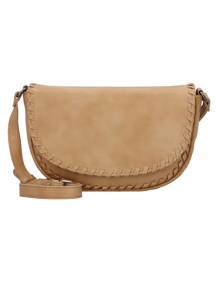 Calm Umhängetasche Leder 26 cm milk coffee