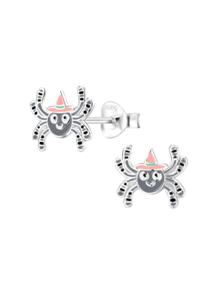 Ohrstecker SPINNE in 925 Sterling Silber, 2-tlg.