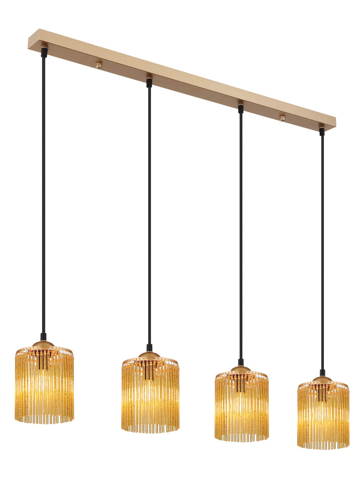 Hängeleuchte "LEEDS" in gold