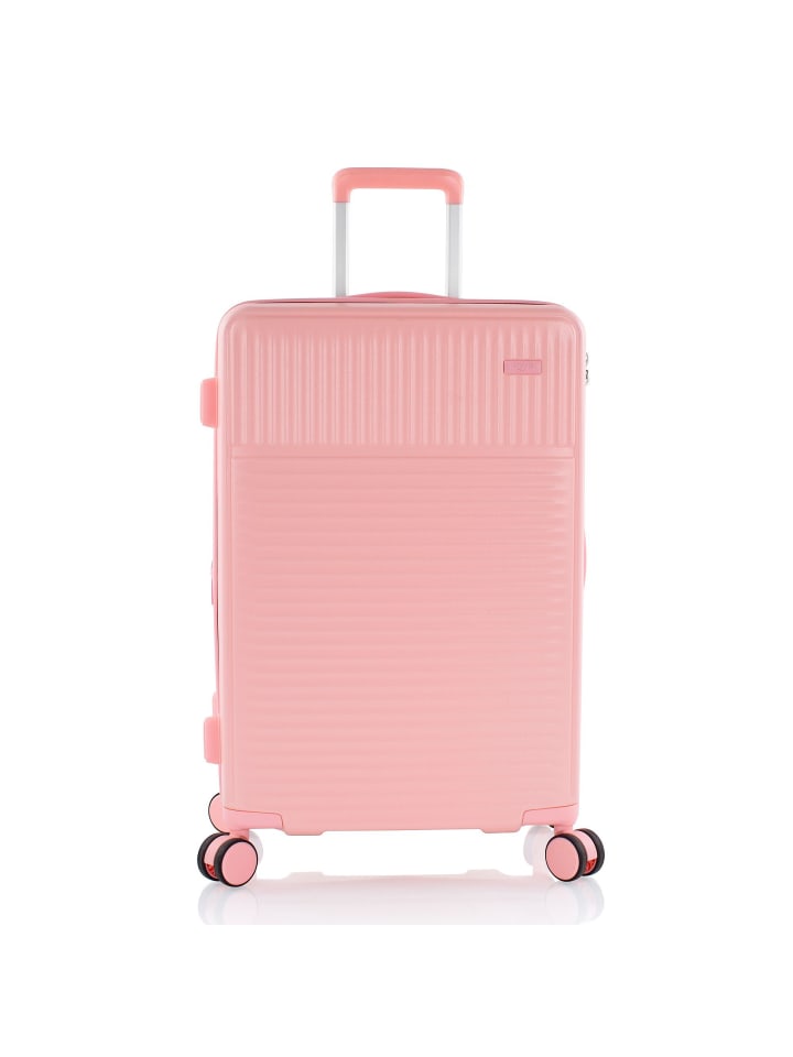 Pastel 4 Rollen Trolley M 66 cm mit Dehnfalte blush