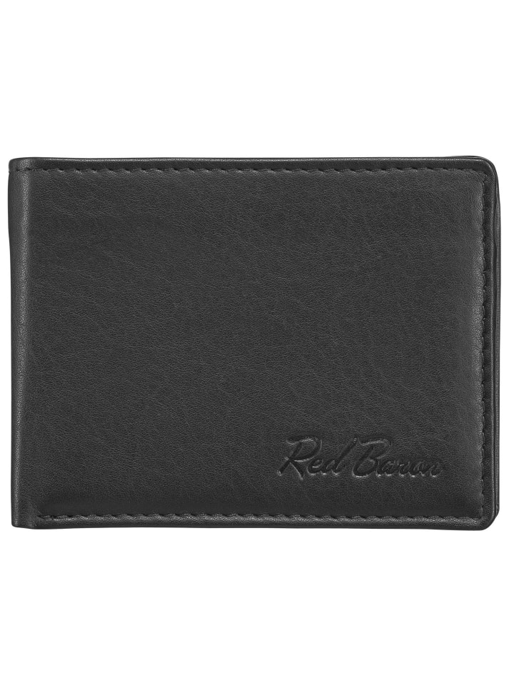 Portemonnaie in Schwarz - (L) 10,5 x (B) 8 cm