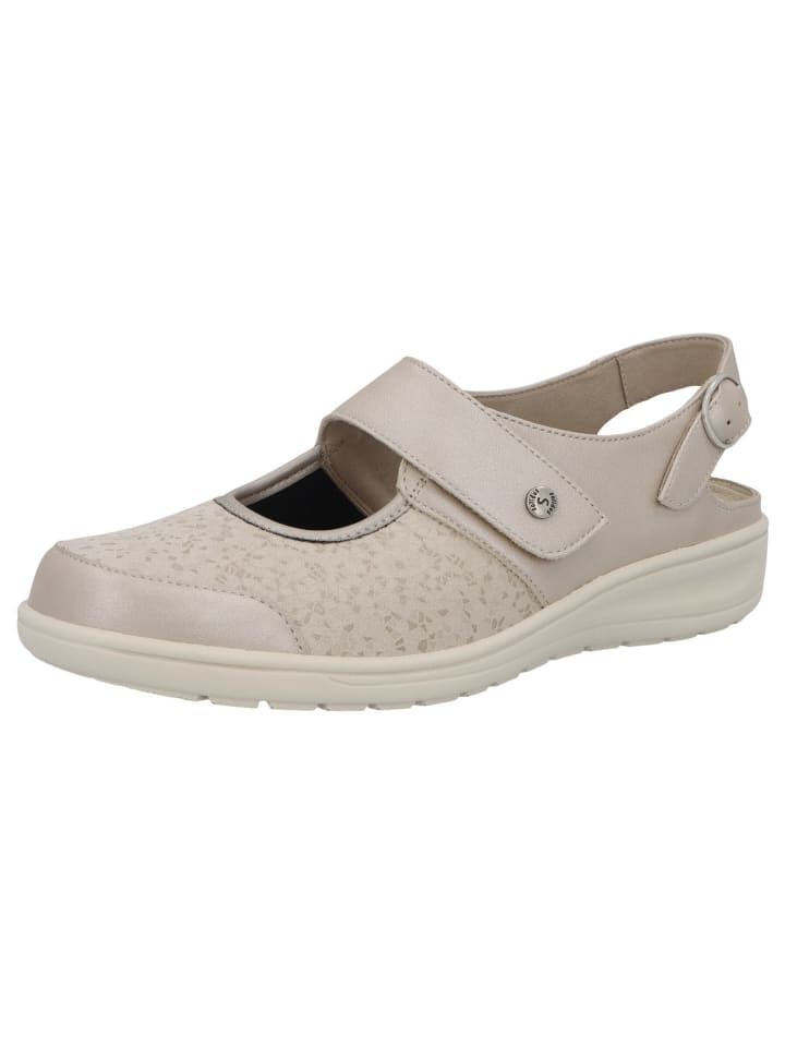 Damen Sandaletten Heaven - Weite H in Beige