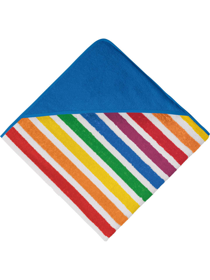 Frottier Kapuzenbadetuch in bunt