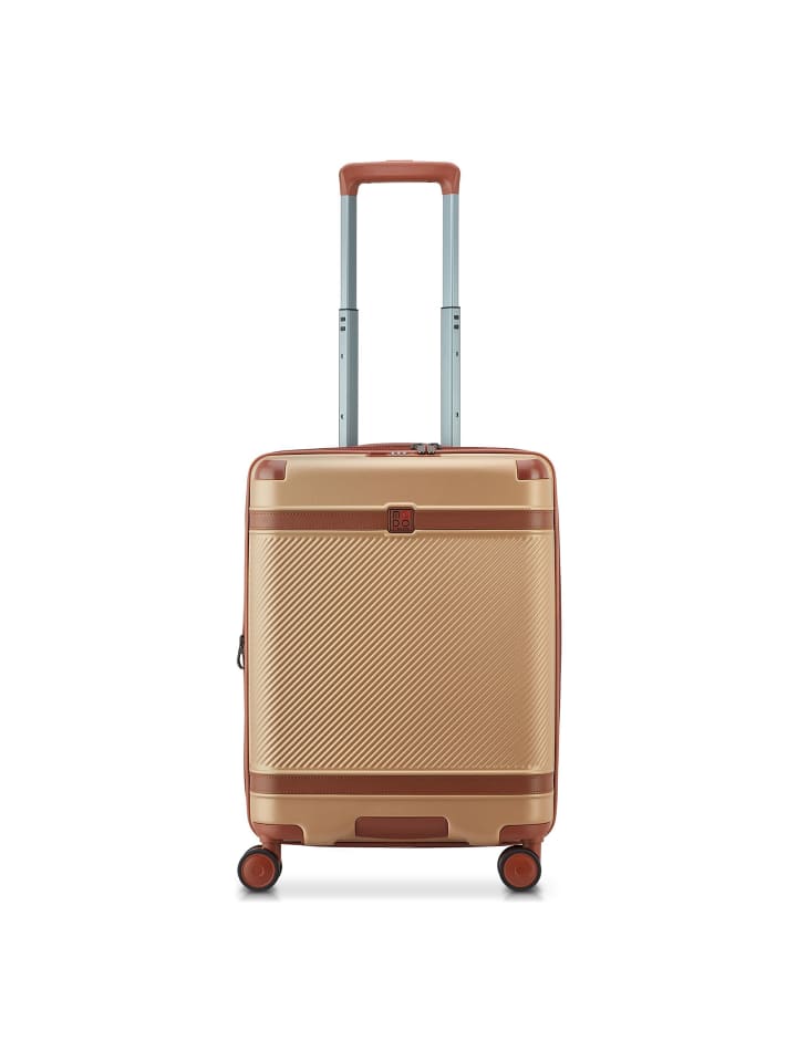 Charm 2.0 4 Rollen Kabinentrolley 55 cm mit Dehnfalte ecru