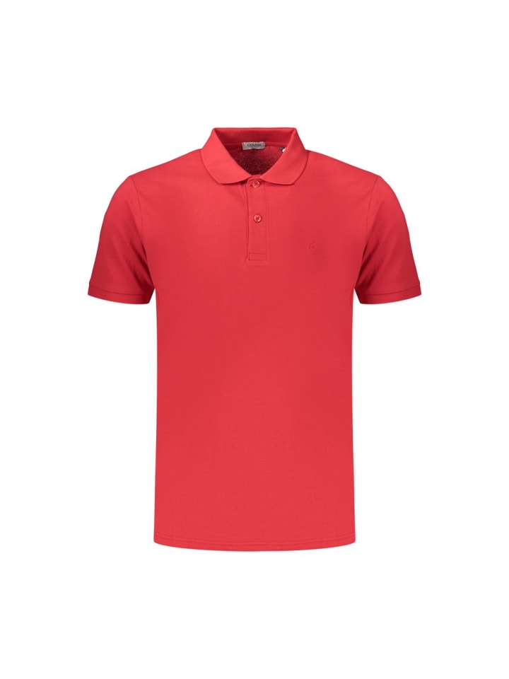 Rot Baumwolle Herren Polo