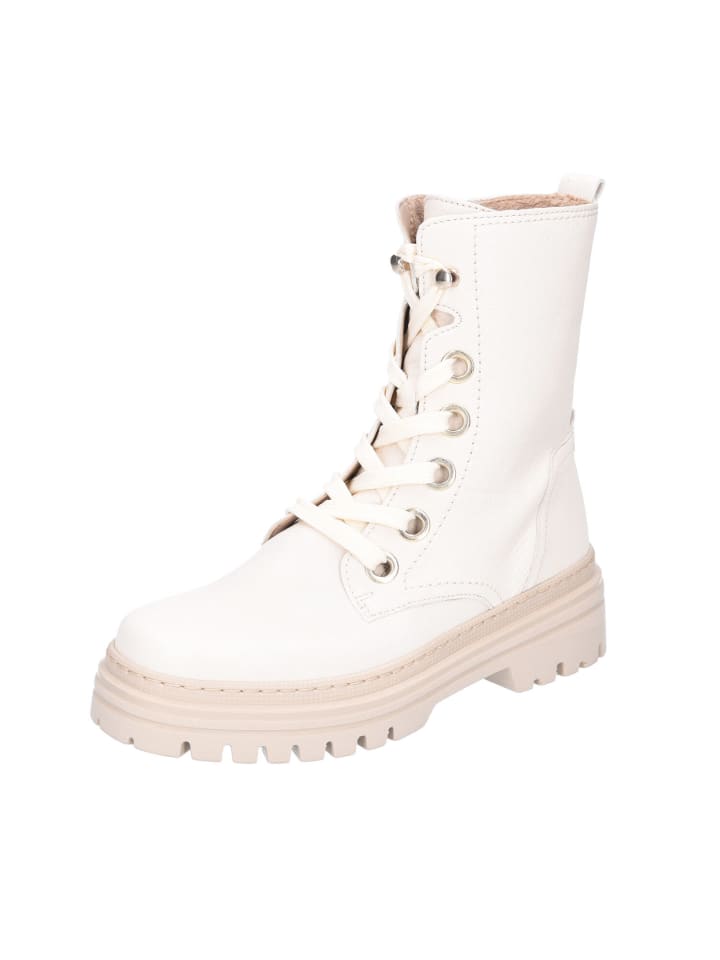 Schnürschuh in beige