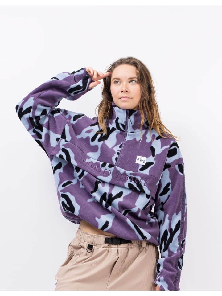 Jacke Ball Fleece in Purple Stray