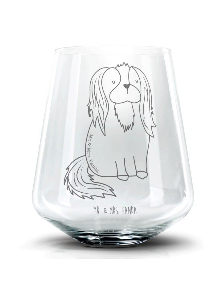 Whiskyglas Hund Cavalier King Charles Spaniel o... in Transparent