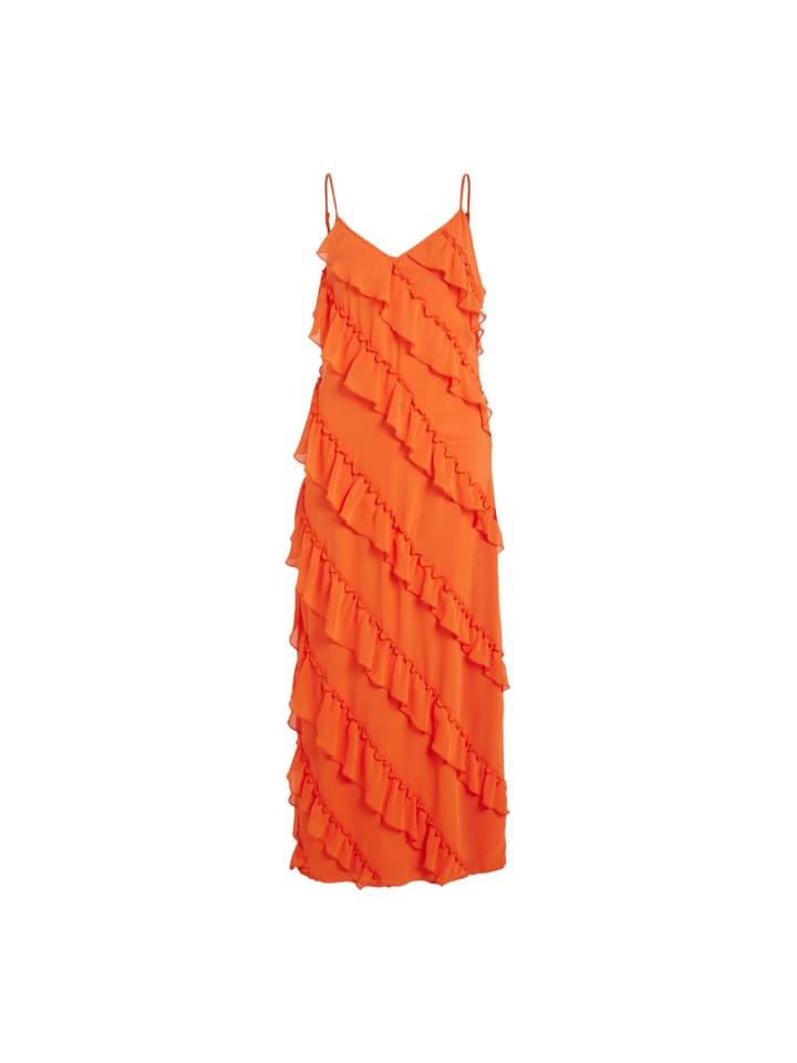 Orange Damen Kleid