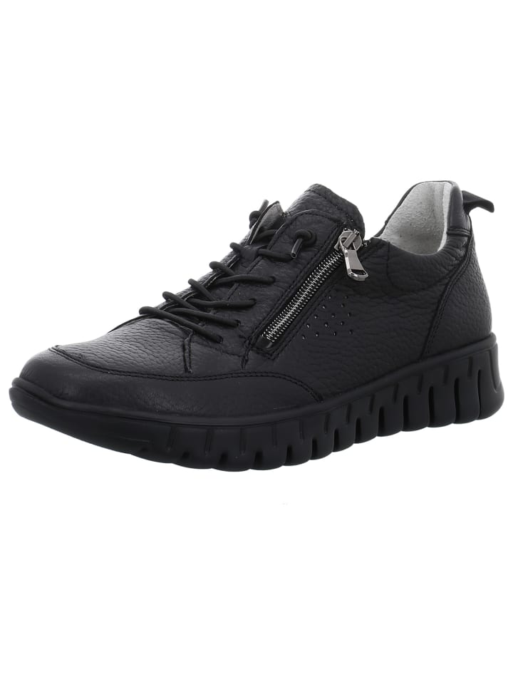 Schnürschuh in schwarz