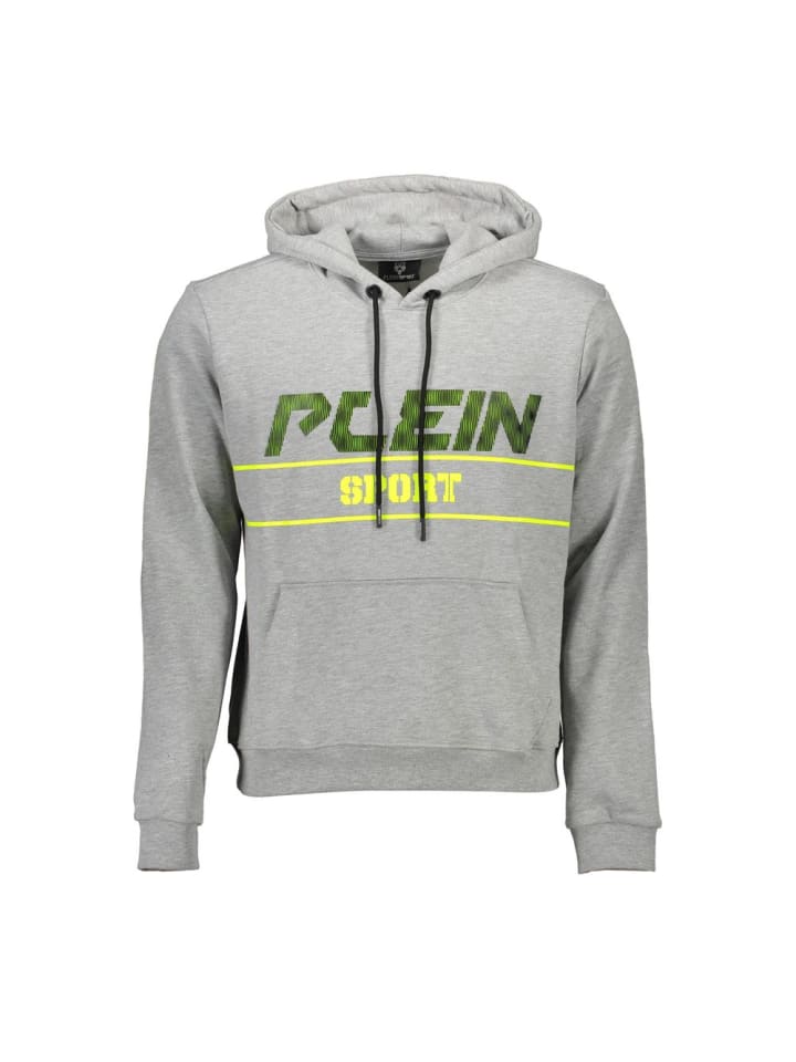 Grau Baumwolle Herren Sweatshirt