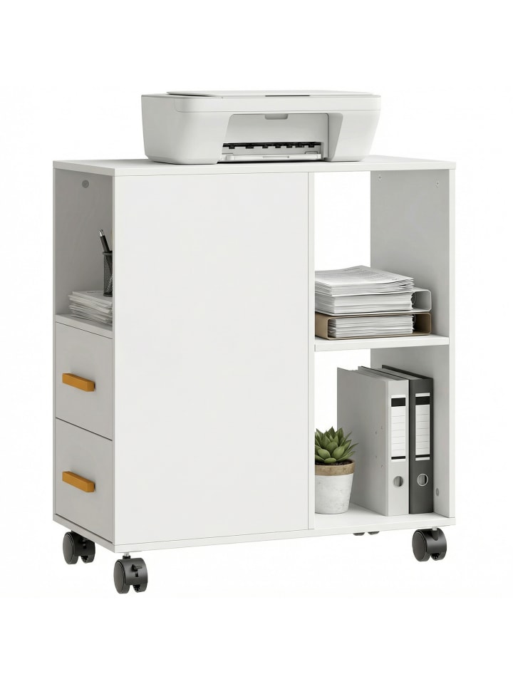 Druckerständer in Weiß 60L x 30B x 65H cm