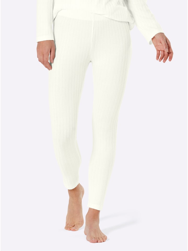 Modal-Leggings in ecru