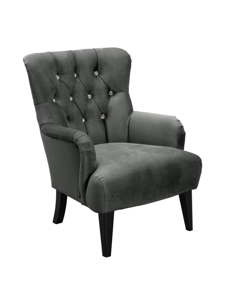 SESSEL Kayley Samtvelours graphit