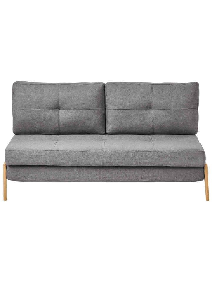 2-Sitzer Sofa EDLAND in Grau/Braun - (W) 152 x (H) 76 x (L) 94 cm
