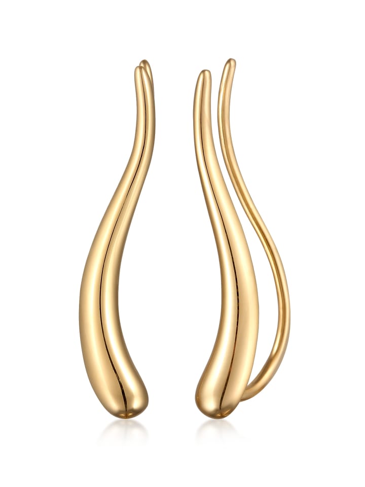 Ohrringe 925 Sterling Silber in Gold