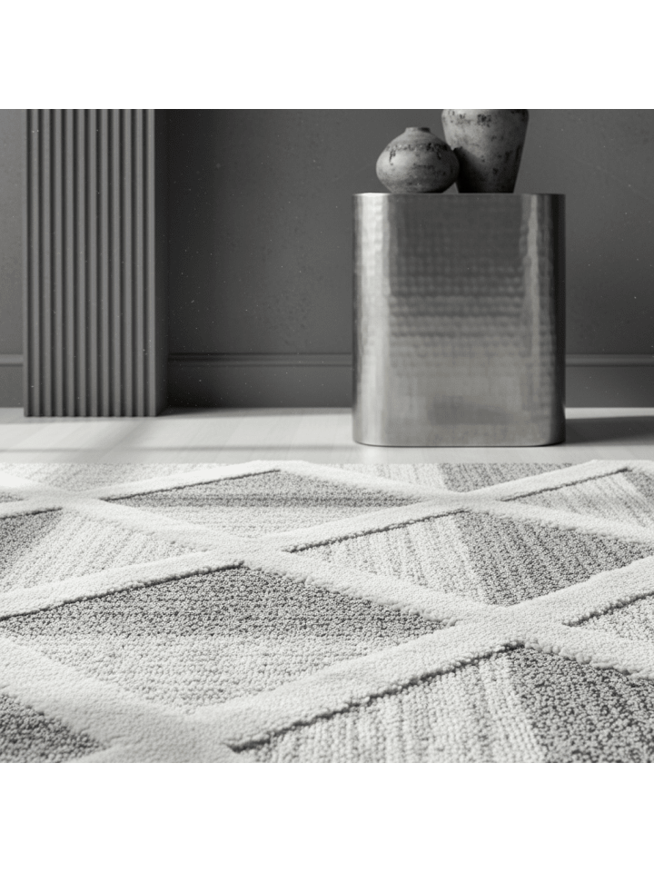 Teppich 3D Waschbar Geometrisch TALFER Strapazierfähig OEKO-TEX