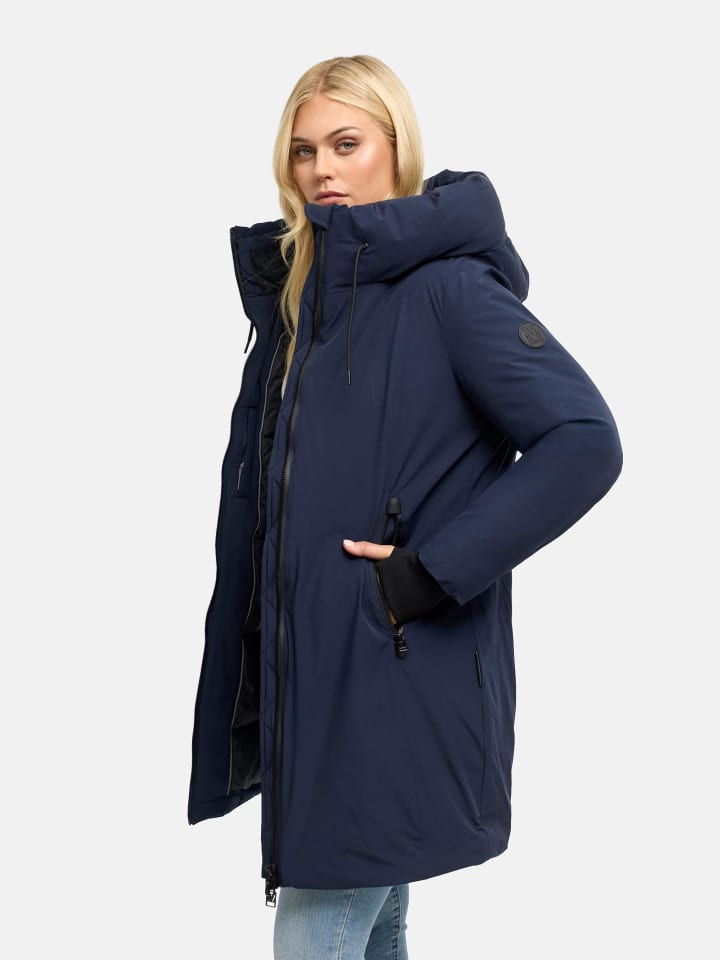 Wintermantel Polarhäschen 16 in Navy