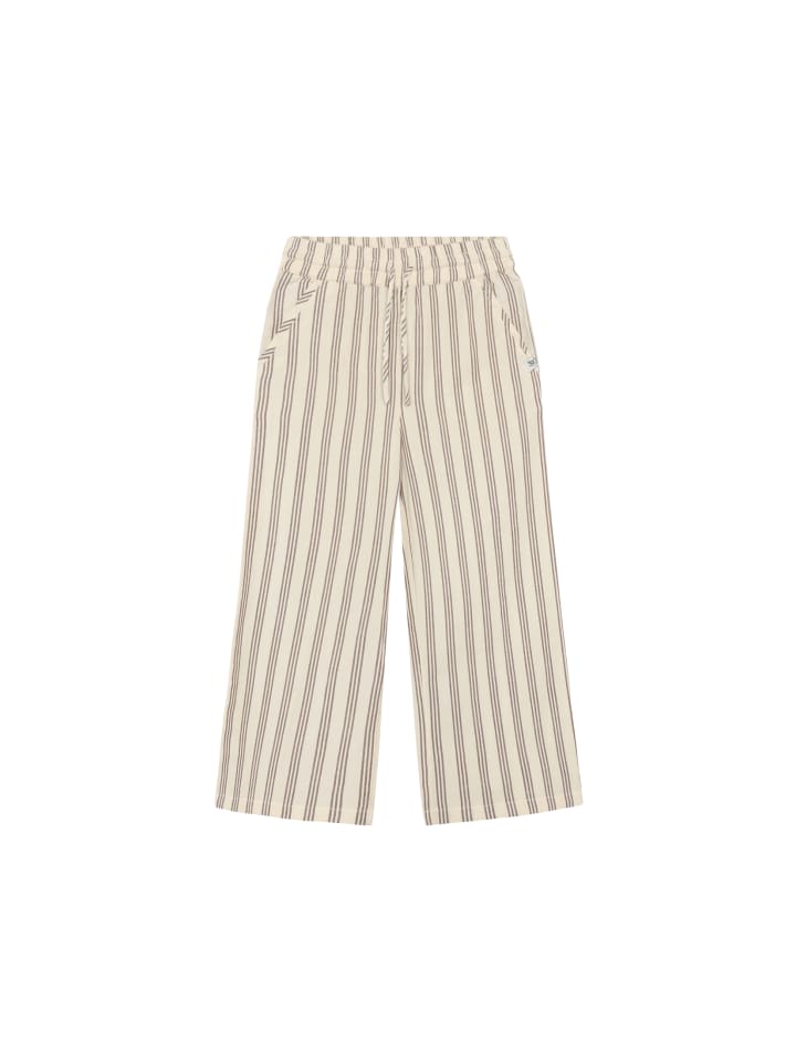 Hose Relaxed Fit Stripe in Bone White
