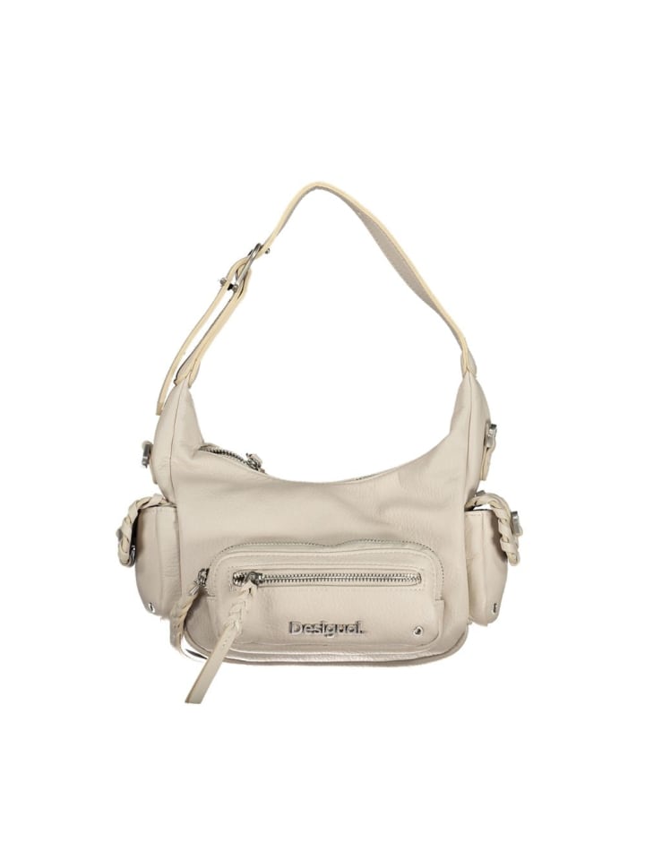 Weiß Polyurethan Damen Handtasche