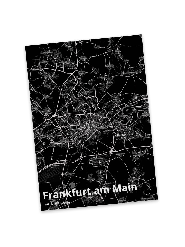Grußkarte Frankfurt am Main mit Spruch in Keine Angabe