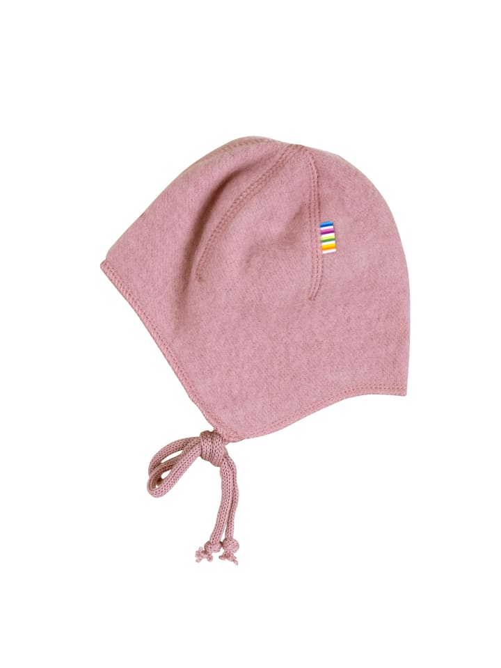 Wintermütze Merino-Wolle in old rose