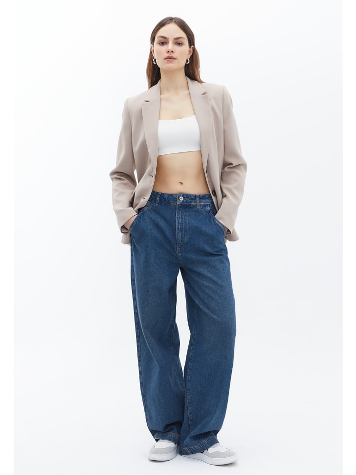 Röhrenhose LIGHT GREEN DENIM