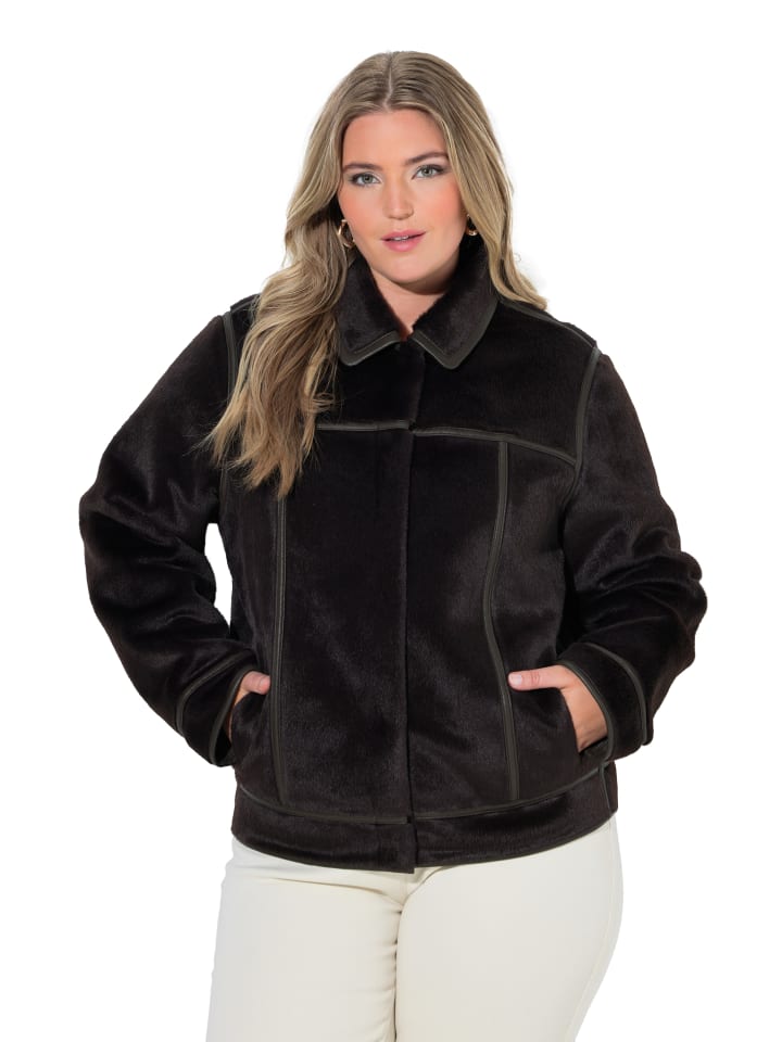 Jacke in dunkle schokolade