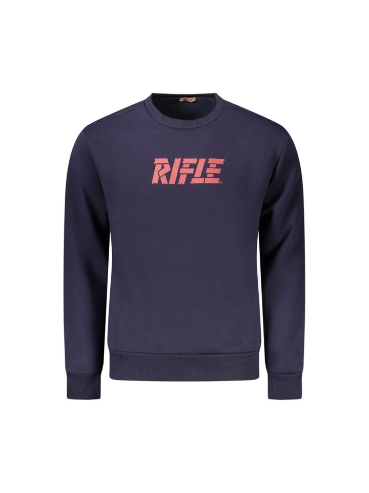 Blau Baumwolle Herren Pullover