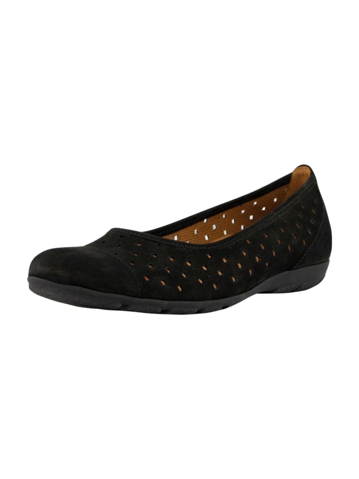 Klassische Ballerinas in Schwarz