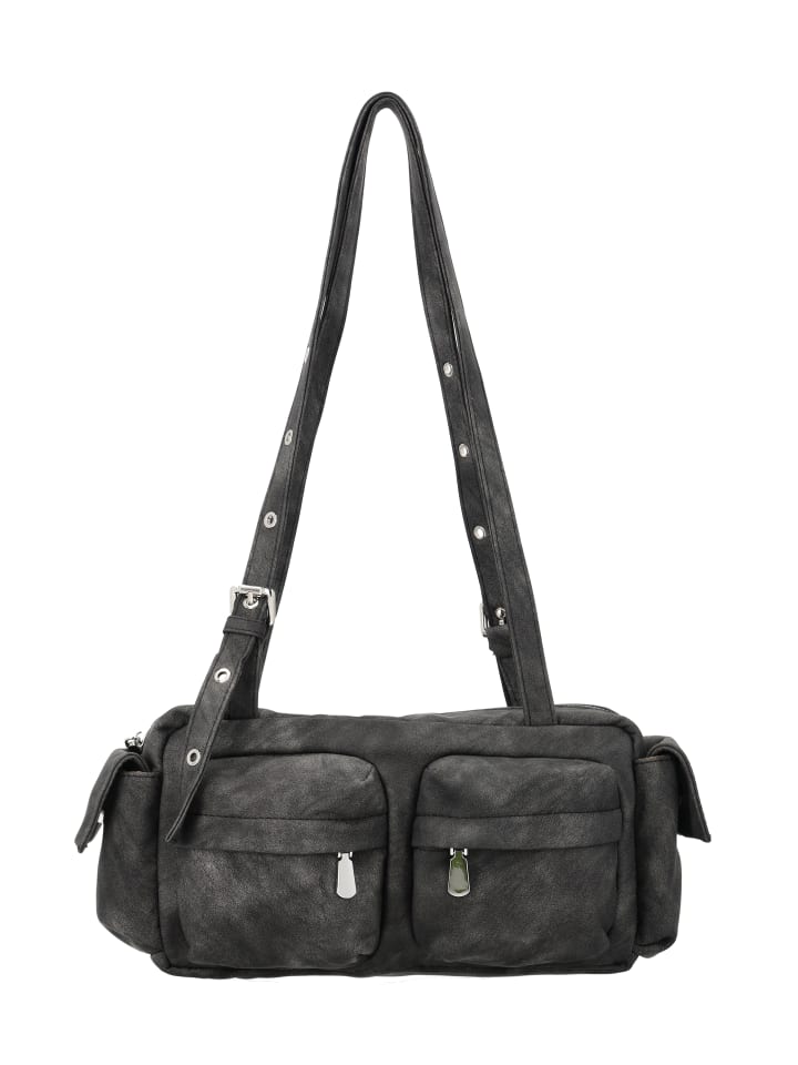Women Shoulder Bag in Dark Grey