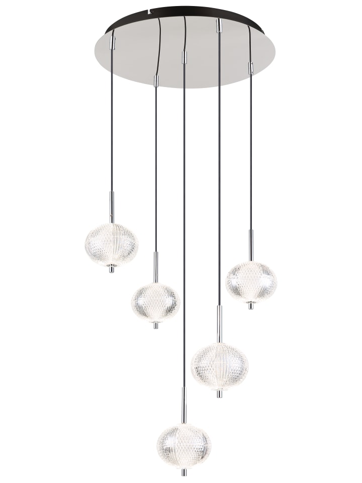 Hängeleuchte "AIDA" in silver