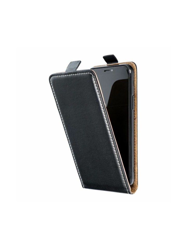 Flip Case kompatibel mit Samsung Galaxy A04s 5G schwarz in schwarz