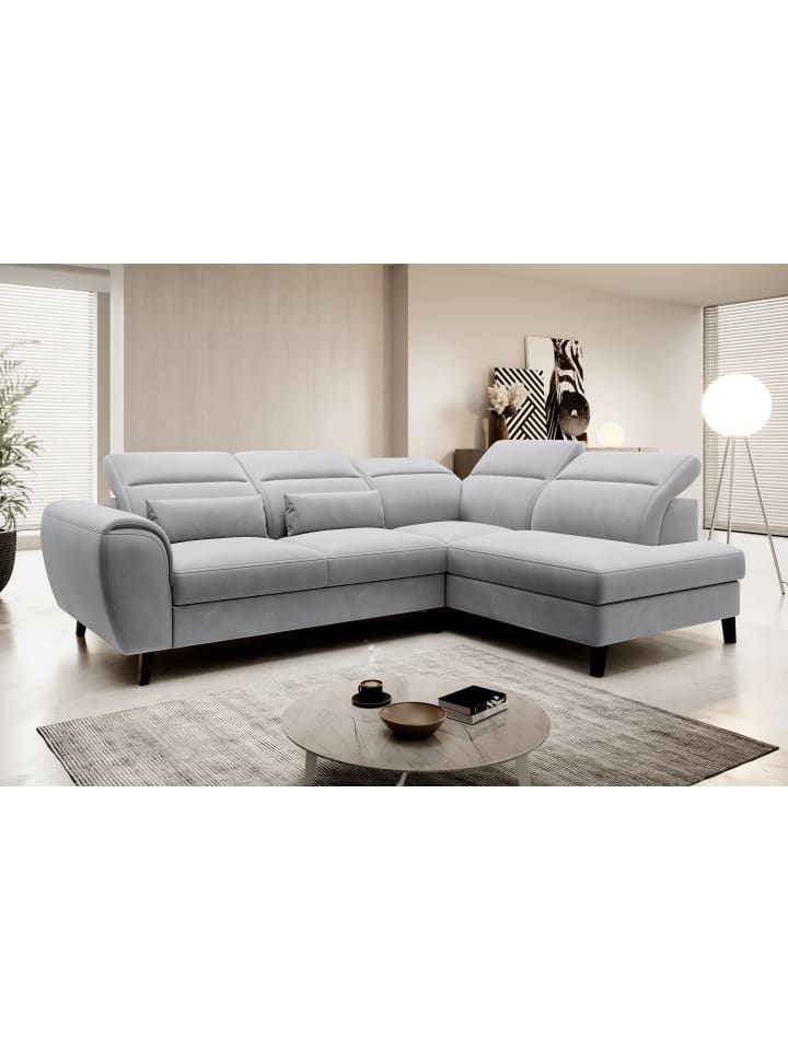 Nobel Recamiere Rechts in Stone - (L) 265 x (B) 265 x (H) 100 cm