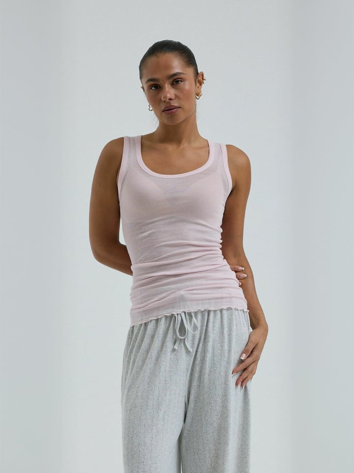 Top Cotton in Pale Rose