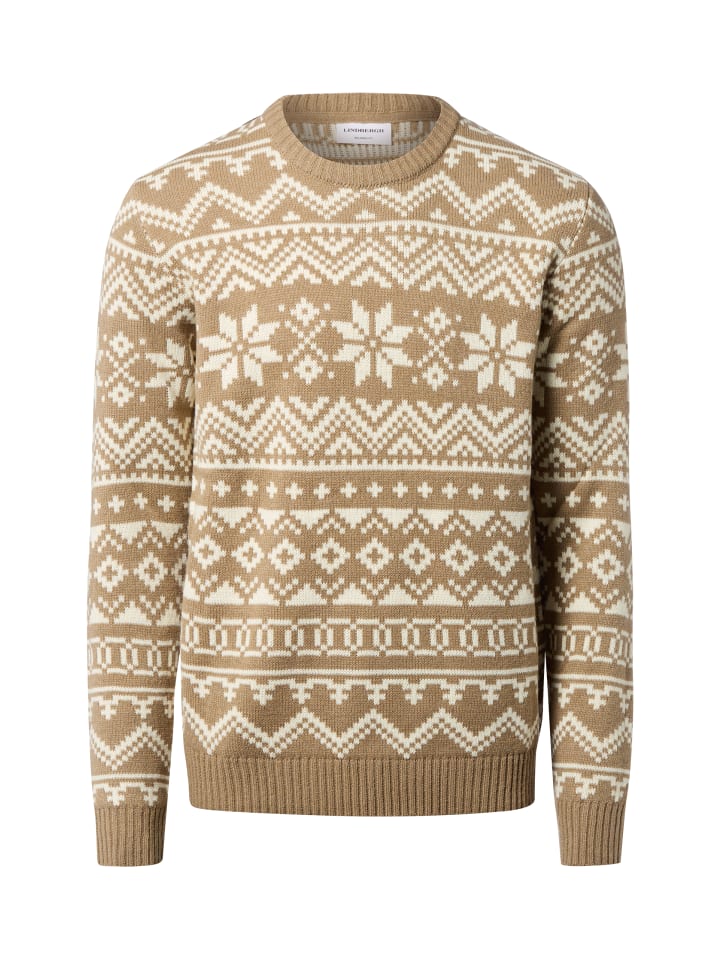Pullover in taupe ecru - 0001